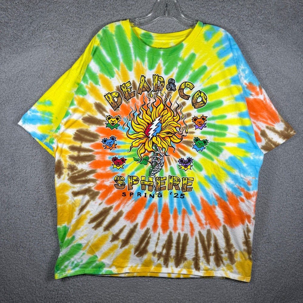 Liquid Blue Dead & Co Sphere Spring 25 Tie Dye T-Shirt Vegas 3XL Grateful Dead